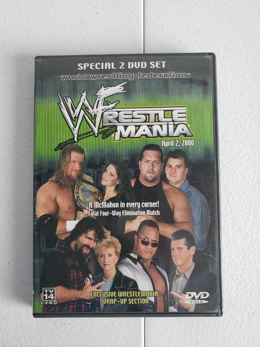 Vintage WWF WRESTLEMANIA 2000/16. 2 DISC DVD COLLECTORS SET