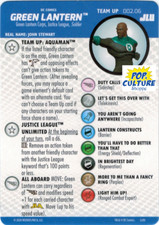 HEROCLIX JLU Team Up Card 002.06 GREEN LANTERN Aquaman