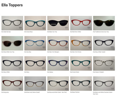 ELLA Pair Eyewear Topper Toppers Frames Top Sun Top Sunnies- Combined shipping