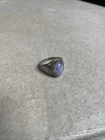 Vintage Women's Ring Sterling Silver .925 Fire Opal size 10 Antique / Vintage