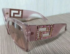 VERSACE VE4402 5472 59-16-140 Pink Crystal Sunglasses Italy 