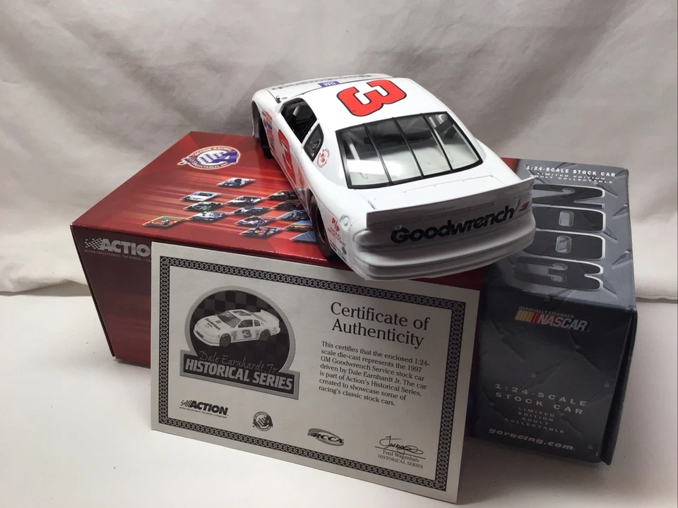 Coche diecast de acción Earnhardt Jr #3 GM Goodwrench 97 Monte Carlo 1:24 NASCAR Foto 4 de 4