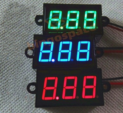 Waterproof 0.56'' DC 3.5-30V Mini Digital LED Voltmeter Volt Meter F 12V Car Moto