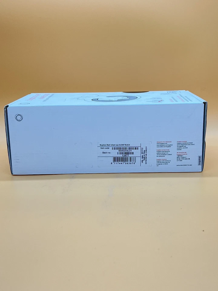 Bugaboo Bee5 Wheel Caps 500523GL01 Glossy Black - Image 2 of 4