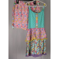 Matilda Jane Girls Tank Shorts Set Size 14