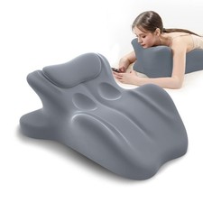 Ergonomic Memory Foam Wedge Pillow, 27  Angled Support for Neck and Waist,