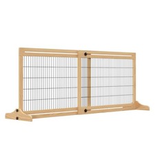 71" Slide-Adjust Freestanding Pet Gate for Small Dogs Indoor