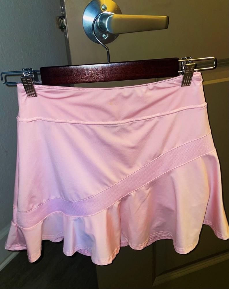 Pink Tennis Skirt Shorts Underneath Size Small