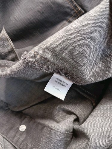 J Jill Jeansjacke Knopfleiste mittelgrau 3/4 Arm - Bild 9 von 14