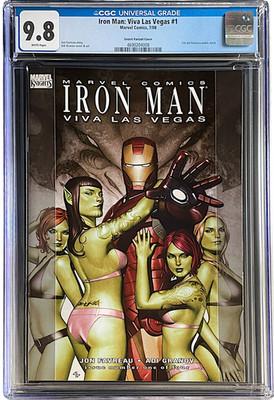 Iron Man: Viva Las Vegas 1 Secret Variant  CGC 9.8  1st Jon Favreau Comic Work