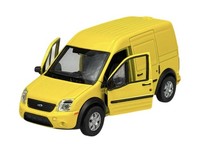 Welly Ford Transit Connect Gelb 1:34 Die Cast Metal Model Neu Im Kasten 43631