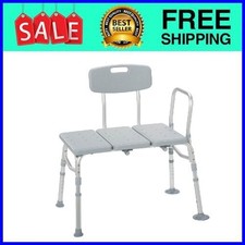 Drive Medical Tub Transfer Bench Adjustable Backrest Fast Ship USA