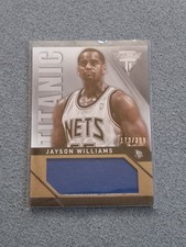 2013-14 Titanium New Jersey Nets Jayson Williams Titanic Jersey #/299