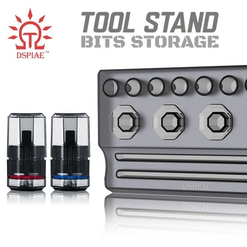 DSPIAE Tool Storage Rack | Bit Compartments - PT-R - Tools Stand
