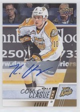 2017-18 Upper Deck CHL Auto Kale Clague #7 Auto 1p3