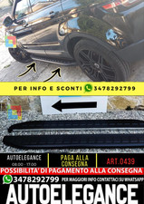 0439 PEDANE LATERALI ADATTO PER RANGE ROVER EVOQUE 2011-2018 NERO SOTTOPORTA