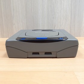 Sega Saturn Console with 2 Virtua Stick controllers & 3 games Japanese Gray