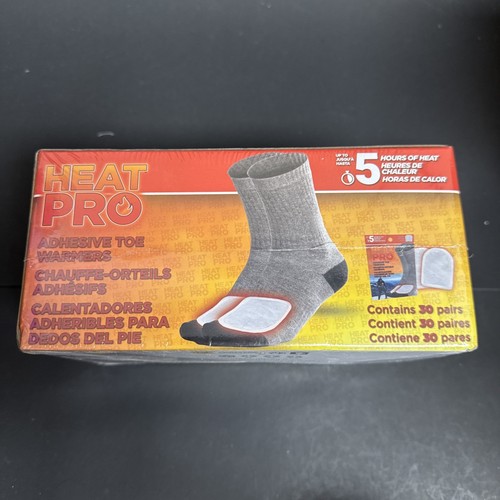 Heat Pro Adhesive Toe Warmers Air Activated 5 Hours Heat 30 Pair Exp: 03/01/29 - Picture 4 of 6