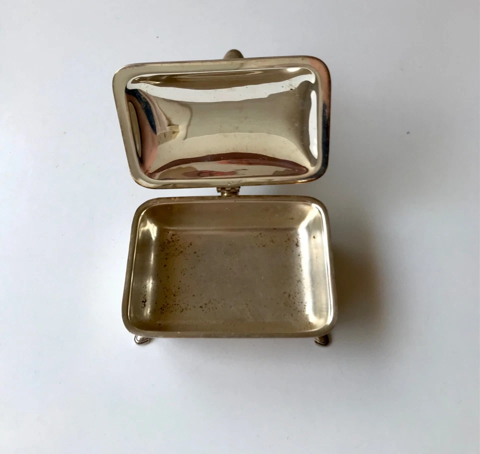 Vintage English Silver Plated Crumb Tray / Silent Butler with Ornate Engraving - image 4 of 4