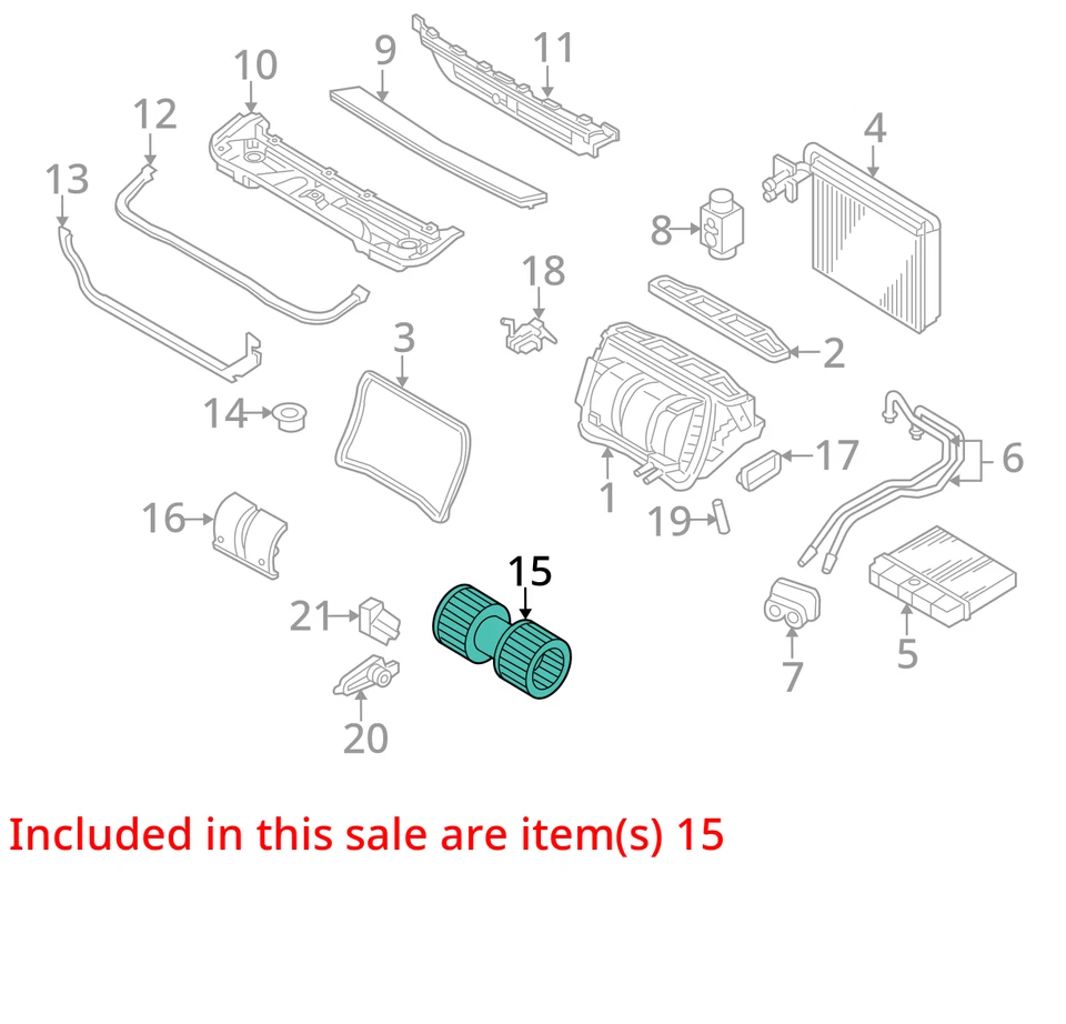 Motor soplador compatible con BMW X3 2729239 04-10 Foto 3 de 4