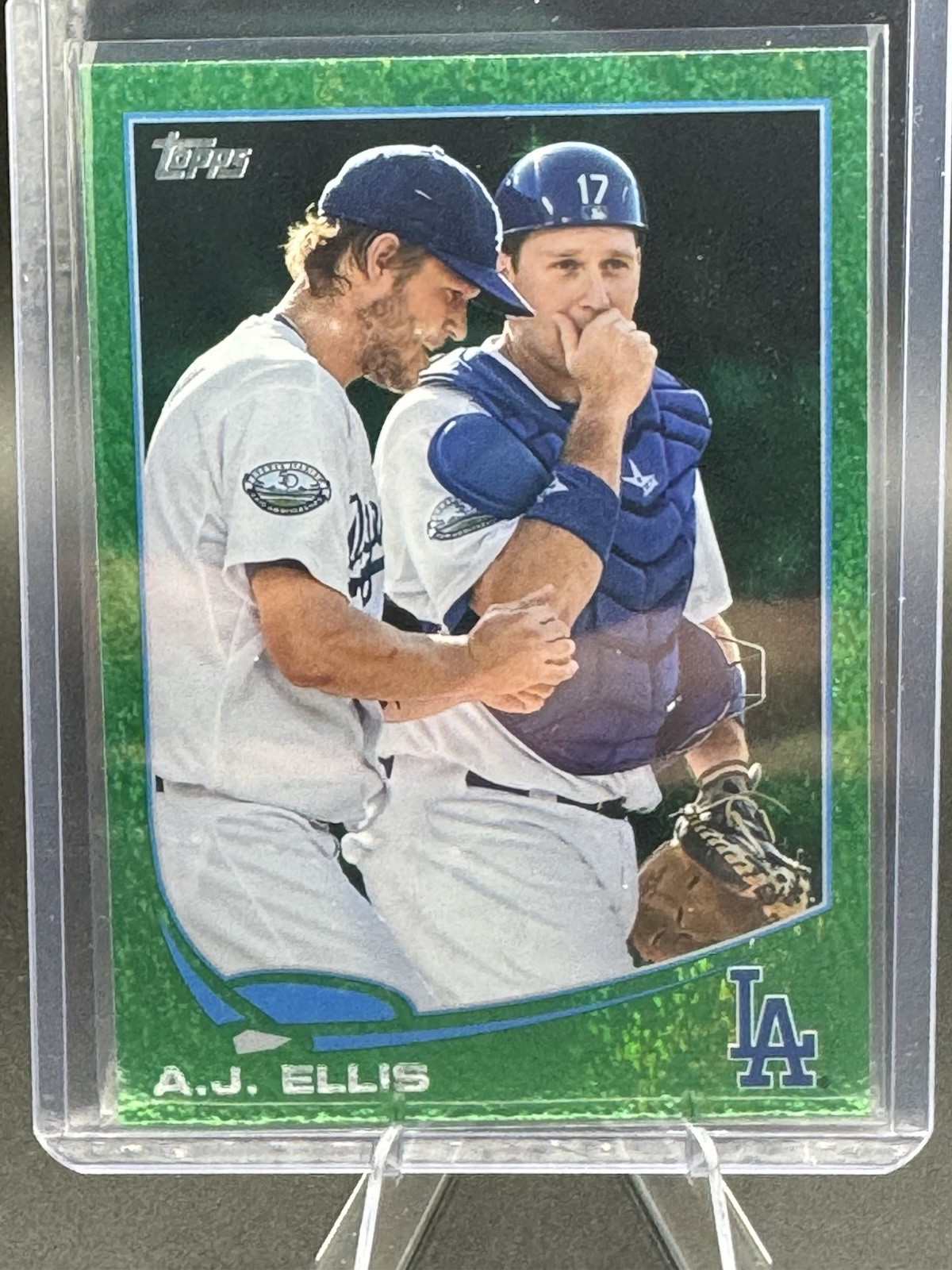 A.J. Ellis Los Angeles Dodgers 2013 Topps Emerald #314