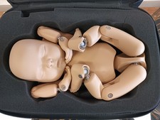 Newborn Posing Doll Training Baby Model Photography Prop Teaching Training wCase