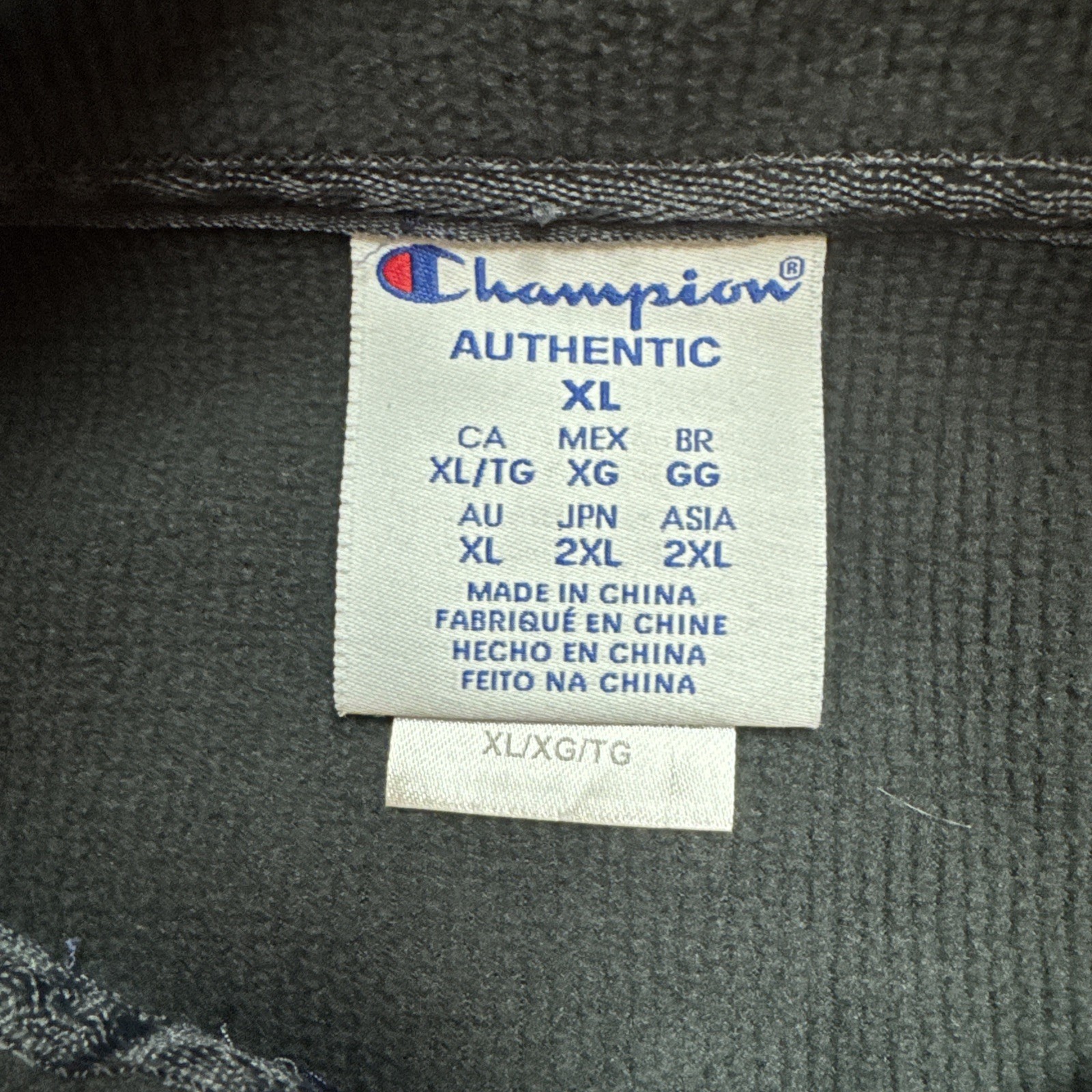 WVU West Virginia Mountaineers Jacket Sz XL Blue Champion Active Sport Logo Mens view 4