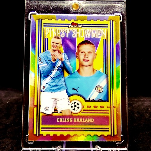 Erling Haaland RARE SILVER YELLOW RAY FOIL TOPPS | INVESTMENT CARD | Manchester 