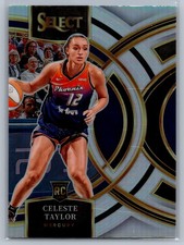 2024 Panini Select WNBA #128 Celeste Taylor Silver Prizms