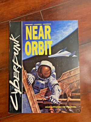 Cyberpunk Role Playing Game - Near Orbit - R. Talsorian - 1989 - Good Condition