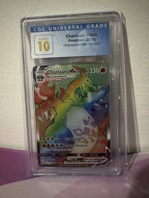 Pokémon Charizard VMAX Rainbow SAR 2023 Champion's Path 074/073