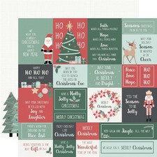 Peppermint Kisses Double-Sided Cardstock 12"X12" Under The Tree