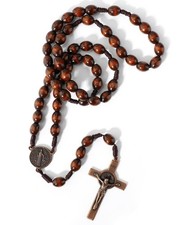 Christian Catholic Rosaries Necklace, Prayer Beads Gift For Women Men Unisex
