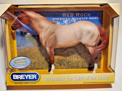 Breyer Horse #710716 Red Rock Roan Lady Phase Swish Tail #2334 of 3000 NIB