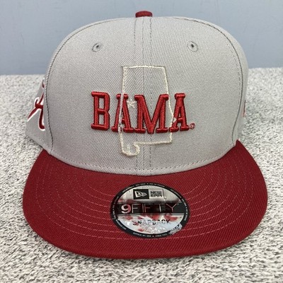 Alabama Crimson Tide New Era 9Fifty Gray Snapback Trucker 'Bama' Logo Adjustable