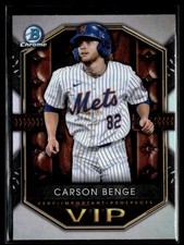 2025 Topps Bowman Chrome VIP Refractor #VIP-17 Carson Benge