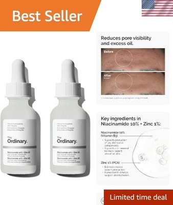 The Ordinary Niacinamide 10% + Zinc 1% Serum   Radiance Booster for All Skin