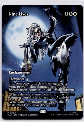 Nine Lives - MAR #3 Marvel Universe Spider-Man Magic: The Gathering NM