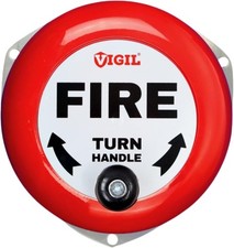 Vigil Manual Rotary Fire Alarm Bell Emergency Alarm Fire Bell for Indoor Outdoor