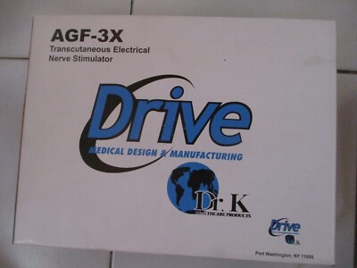 Drive AGF-3X Dr.K Deluxe Dual Channel Transcutaneous Electrode Nerve Stimulator