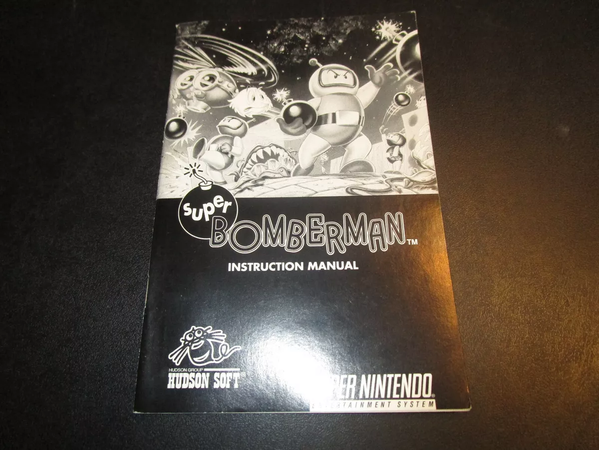 Super Bomberman Super Nintendo Used Manual For Sale