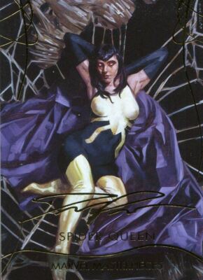 Marvel Masterpieces 2020 Goldfolie Basiskarte #36 Spider Queen