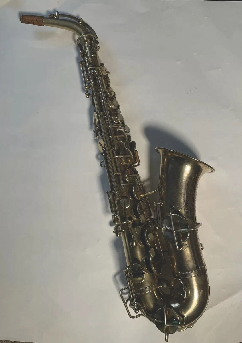 Vintage Selmer New York Alto Saxophone Gold Plated Buescher True