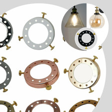 Moderne Retro Basis Schraube Lampenschirm fester Sockel Ringhalter Adapter