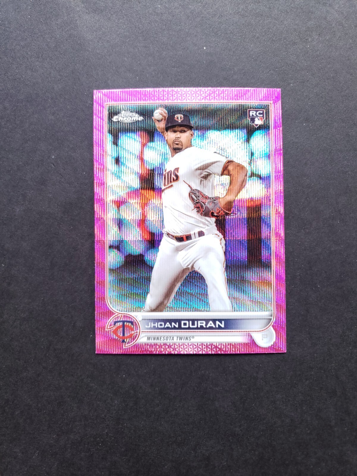 2022 Topps Chrome Update Pink Wave Refractor Jhoan Duran #USC34 Rookie RC