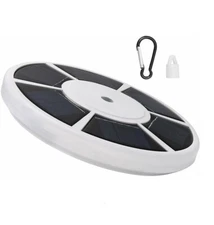 Solar Powered Flag Pole Light 128LED Auto Active Super Bright Outdoor Waterproof