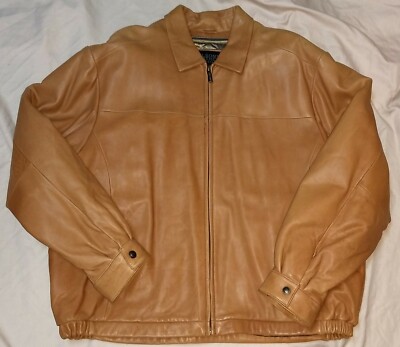Wilsons Leather Jacket Pelle Studio Thinsulate Ultra Mens Vintage Lined Coat