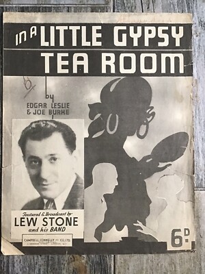 IN A LITTLE GYPSY TEA ROOM VINTAGE NOTEN LEW STONE
