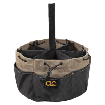 Clc Work Gear 1148 Bucket Bag, Black, Polyester, 18 Pockets