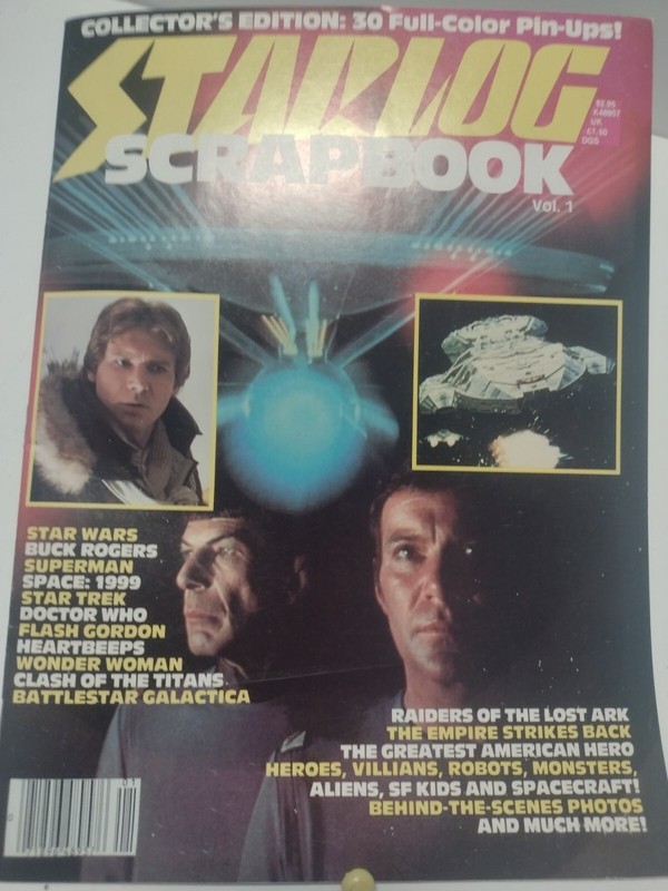 Starlog Scrapbook Magazine Collectors Edition Vol 1 1982 Star Wars Dr Who Aliens